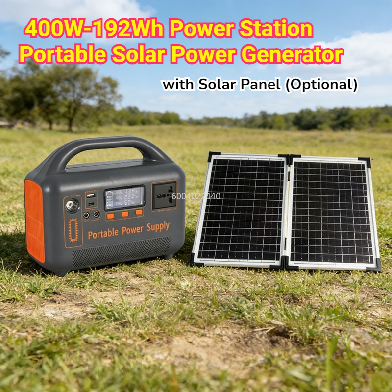 Solar Emergency Charger - Przenośna stacja zasilania 400W, generator solarny