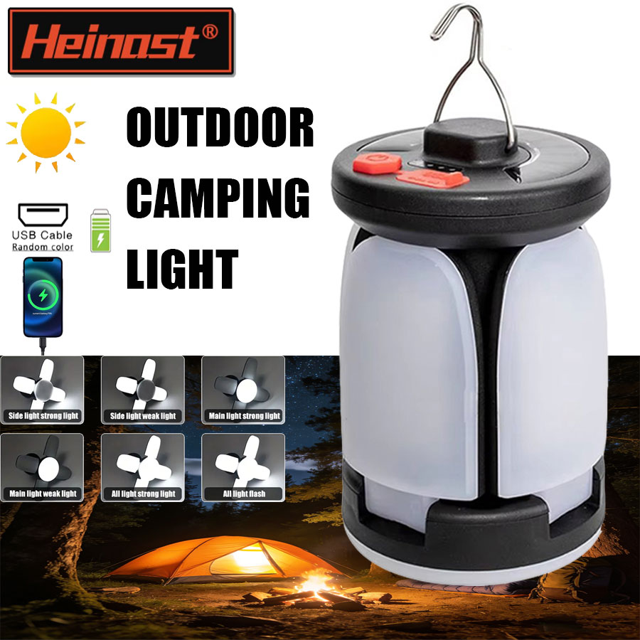 Solar Emergency Charger - Lampa kempingowa LED o dużej mocy,