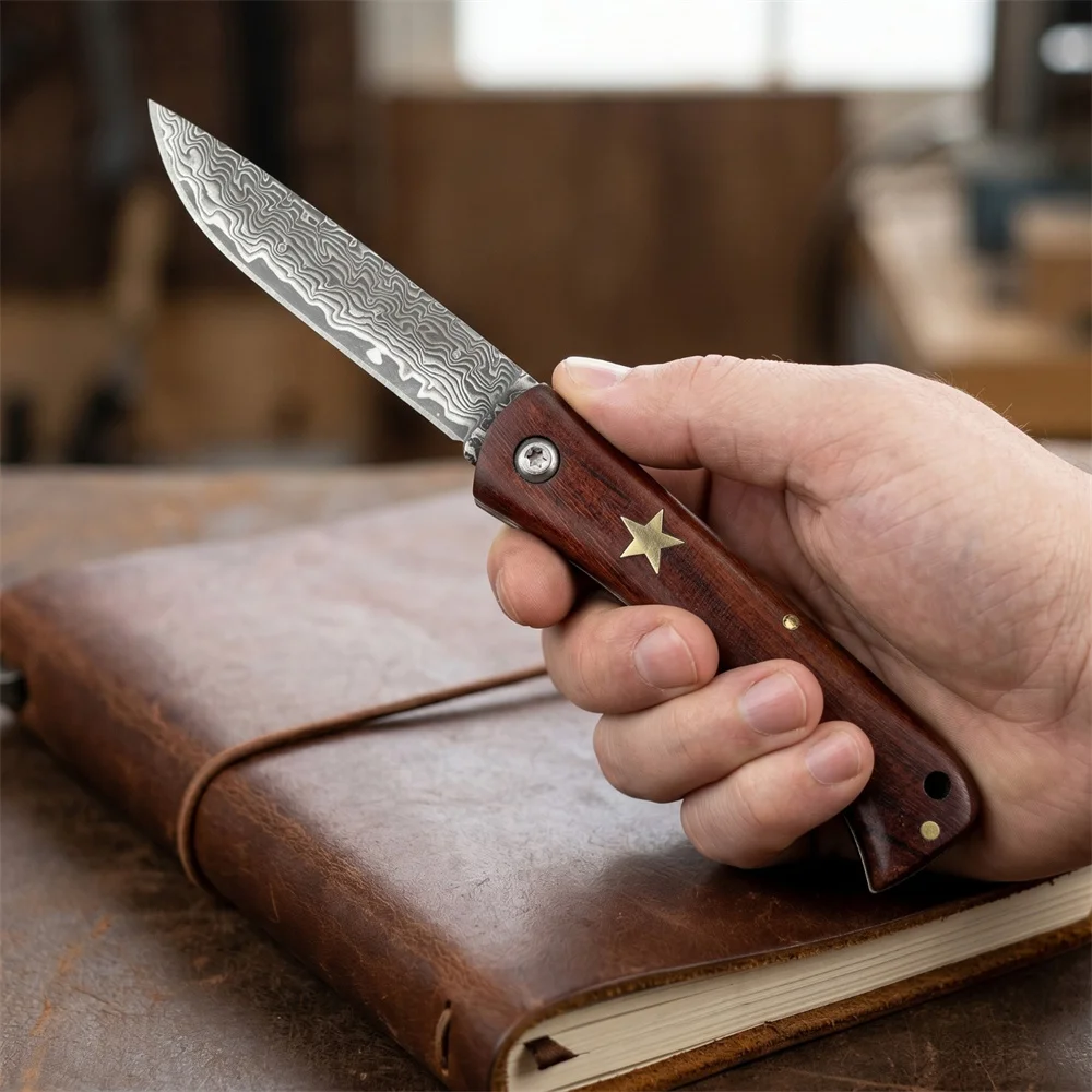 Bushcraft Knife Fixed - Składany nóż kieszonkowy EDC, wysokiej jakości