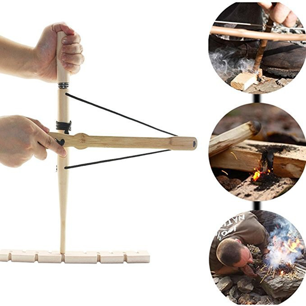 Fishing Kit Compact - Zestaw do wiercenia drewna na ognisko,