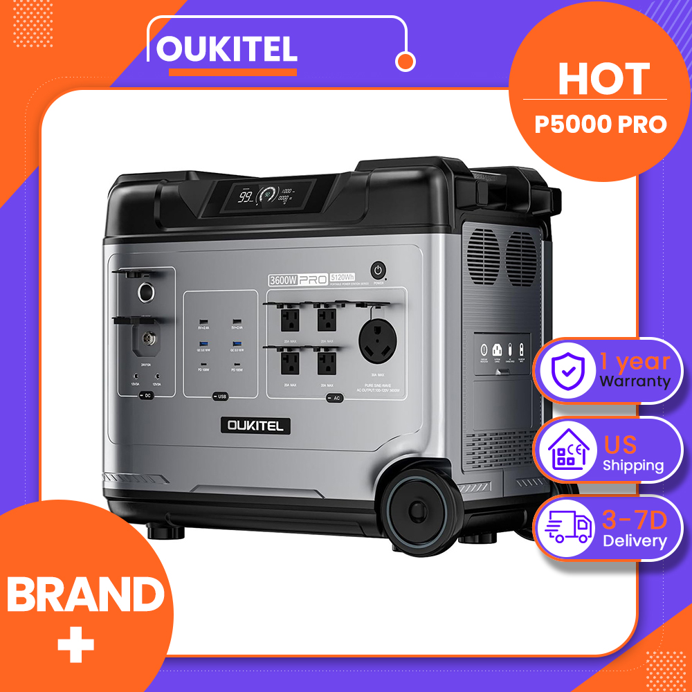 Solar Emergency Charger - OUKITEL P5000 Pro – przenośna stacja