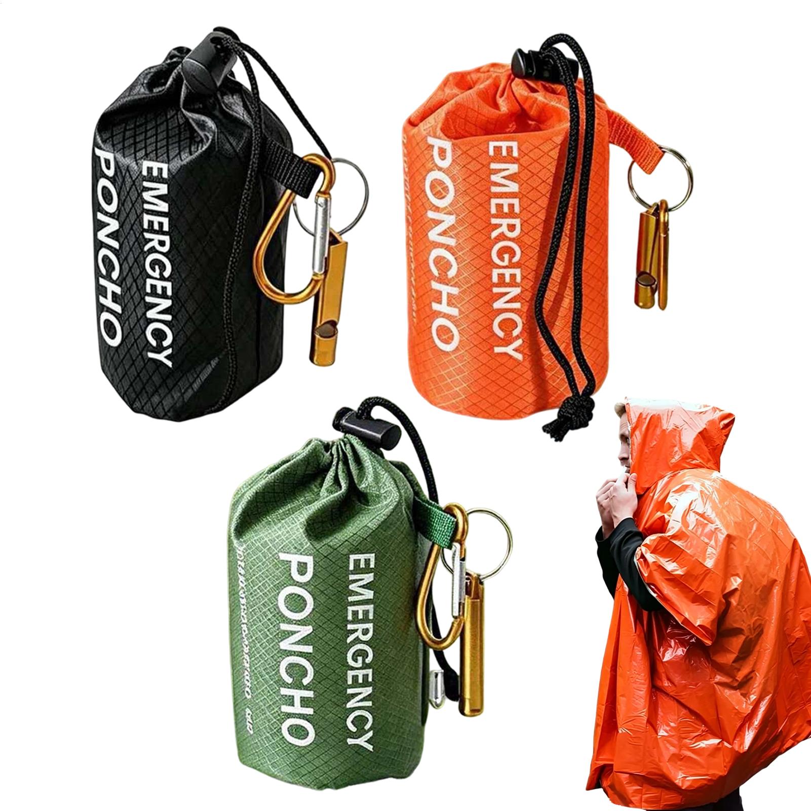 3 sztuki: kurtka przeciwdeszcz – Emergency Poncho Rain recenzja i cena