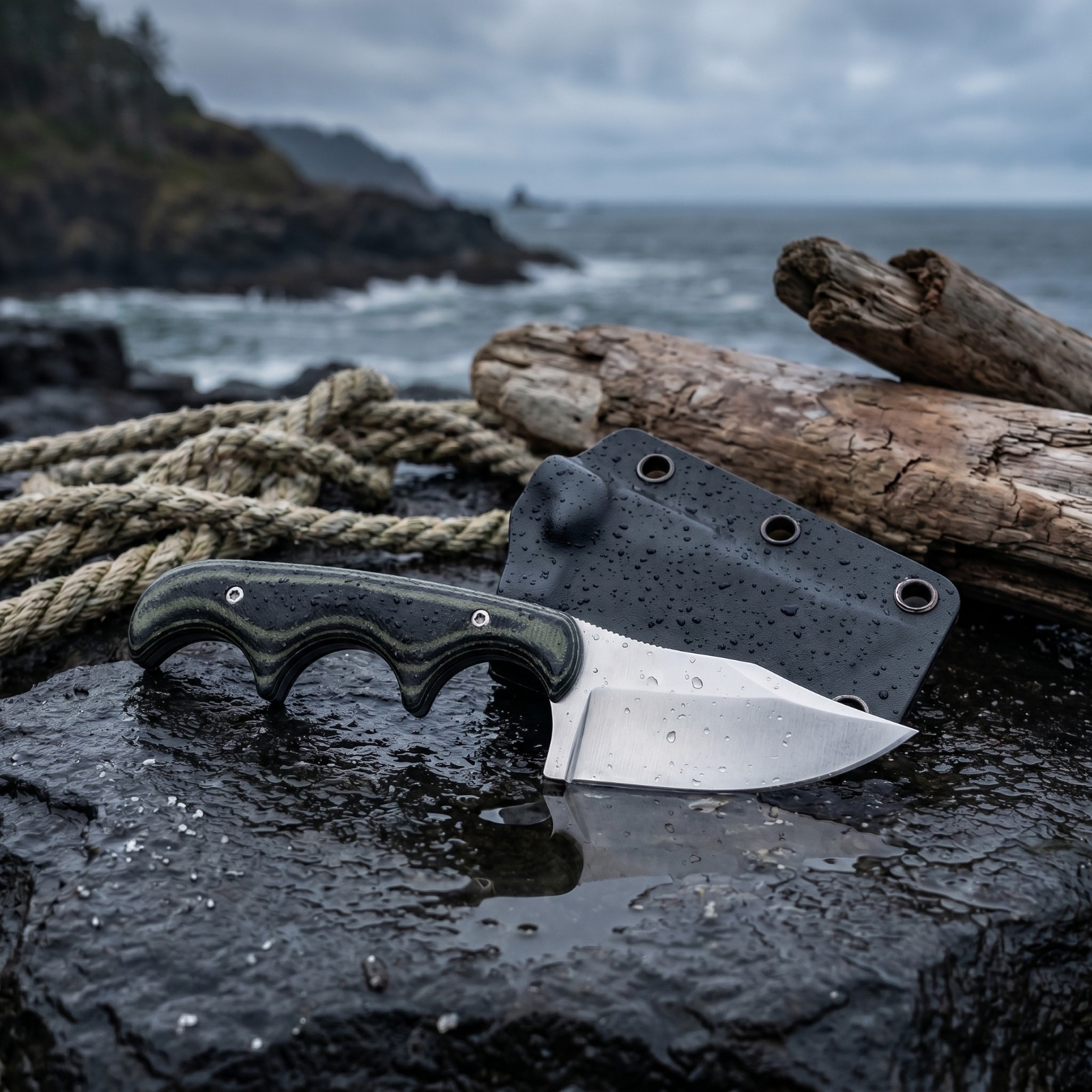 NOWY Nóż ze stałym ostrzem 238 – Bushcraft Knife Fixed recenzja i cena